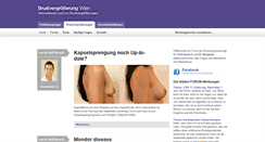 Desktop Screenshot of brustvergroesserung-wien.com