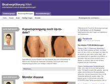 Tablet Screenshot of brustvergroesserung-wien.com